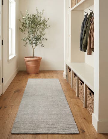 2' x 5' 1 Hand Woven Jill Zarin English Manor Farmhouse Wool Runner Rug