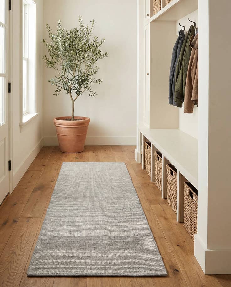 Detail image of 2' x 5' 1 Hand Woven Jill Zarin English Manor Farmhouse Wool Runner Rug