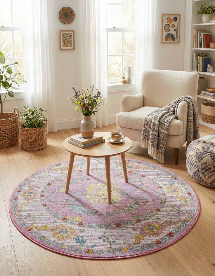 Detail image of  3' 3 x 3' 3 Paragon Round Rug