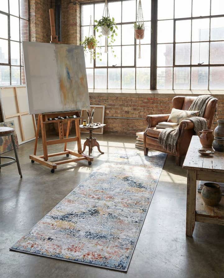 2' 7 x 12' Kamala Washable Runner Rug