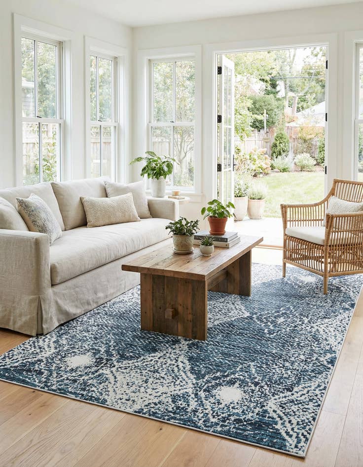 Detail image of 6' x 9' Kamala Washable Rug