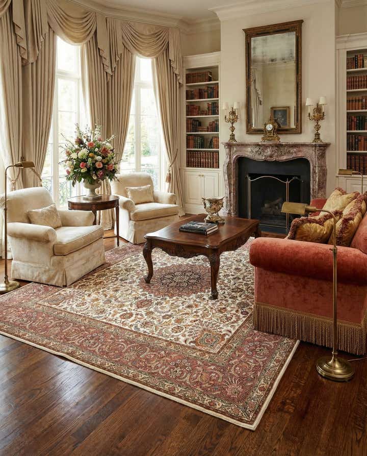 8' 2 x 8' 3 Tabriz Square Rug