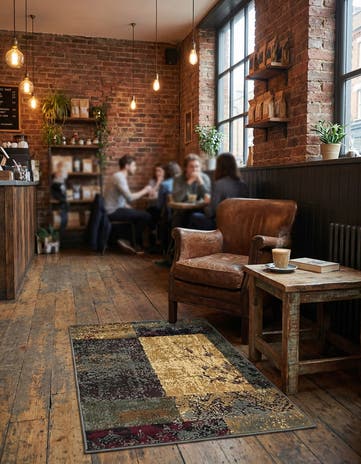 Beige Cafe Rug