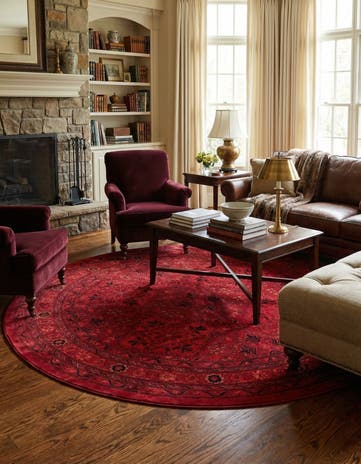 10' x 10' Bokhara Round Rug