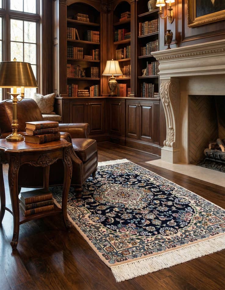 Detail image of 2' 8 x 4' Nain Rug