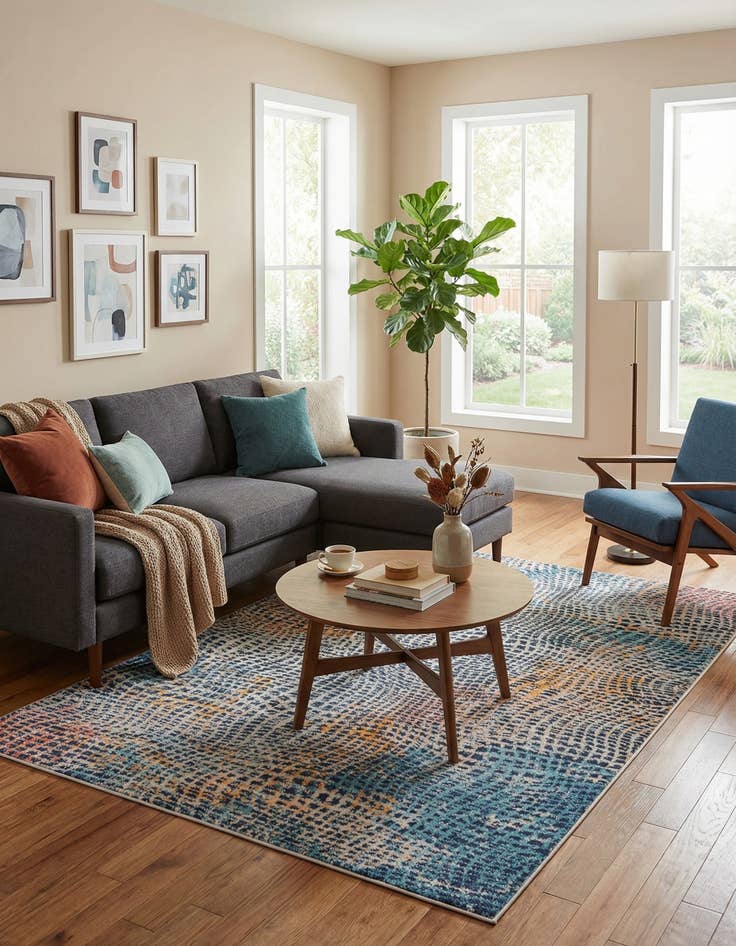 Detail image of 5' 3 x 7' 7 Lola Rug