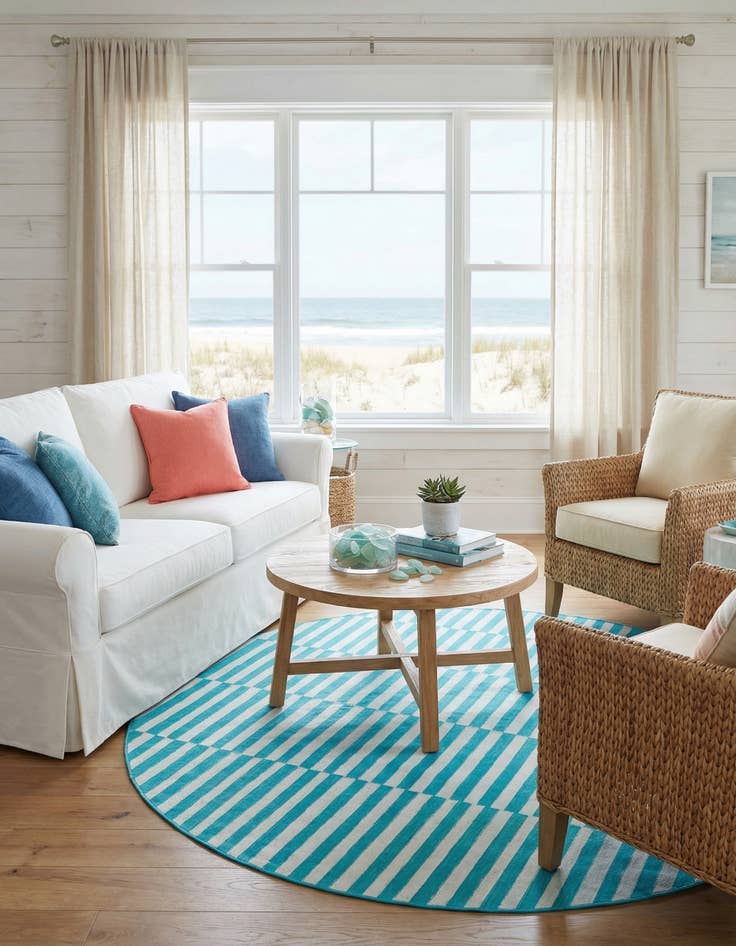 Detail image of  3' 7 x 3' 7 SoHo Round Rug