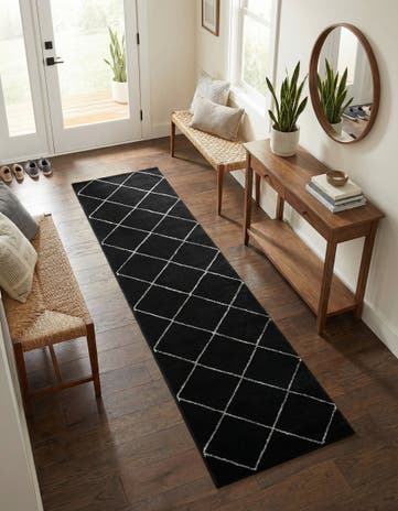 2' x 8' Vogue Geo Runner Rug