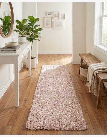 2' x 5' Moroccan Trellis Shag Runner Rug