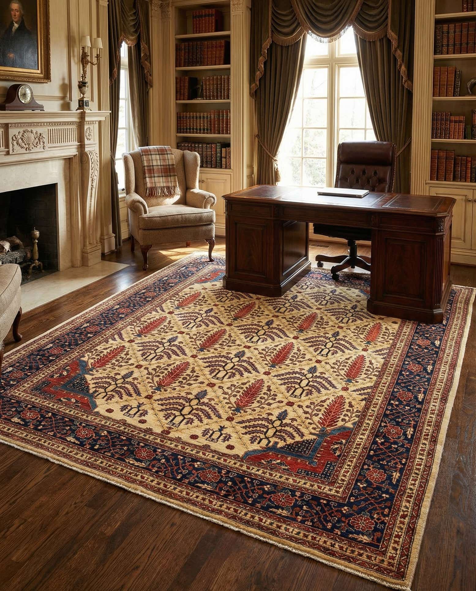 6' 6 x 8' 7 Ariana Ziegler Wool Rug