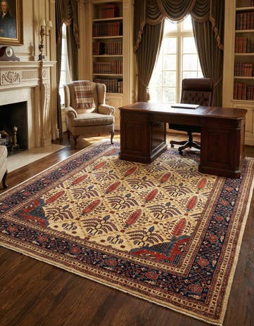 6' 6 x 8' 7 Ariana Ziegler Wool Rug