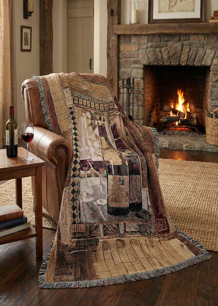 4' 6 x 6' Perfect Vintage II Throw Blanket