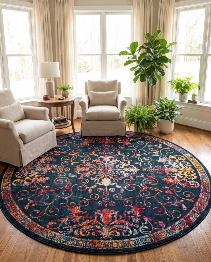 Detail image of 10' x 10' Madeline Round Rug