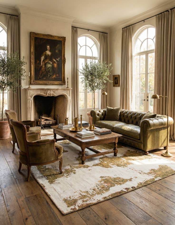 Detail image of  6' 4 x 8' 10  Hand Knotted Ultra Vintage Persian Wool Rug