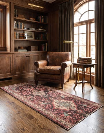 3' 4 x 6' 3 Hand Knotted Ultra Vintage Persian Wool Rug