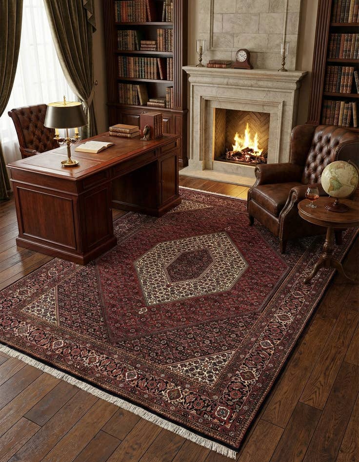 Detail image of 5' 9 x 7' 10 Bidjar Wool Rug