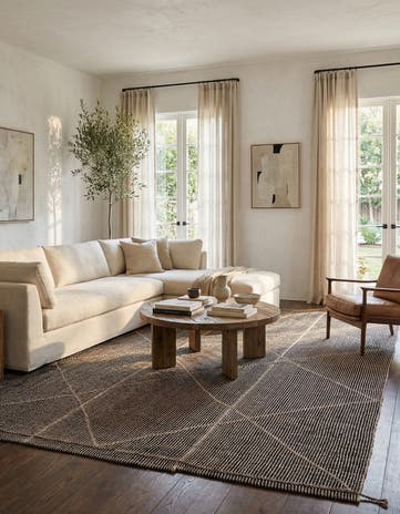 9' 8 x 14' 5 Hand Knotted Moroccan Wool Rug