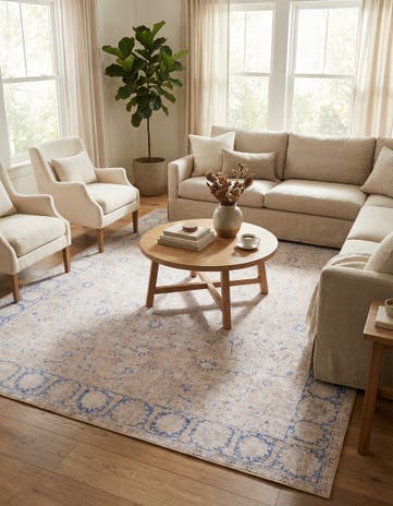 8' 4 x 12' Washable Timeless Rug