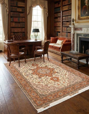 4' 11 x 6' 9 Tabriz Rug