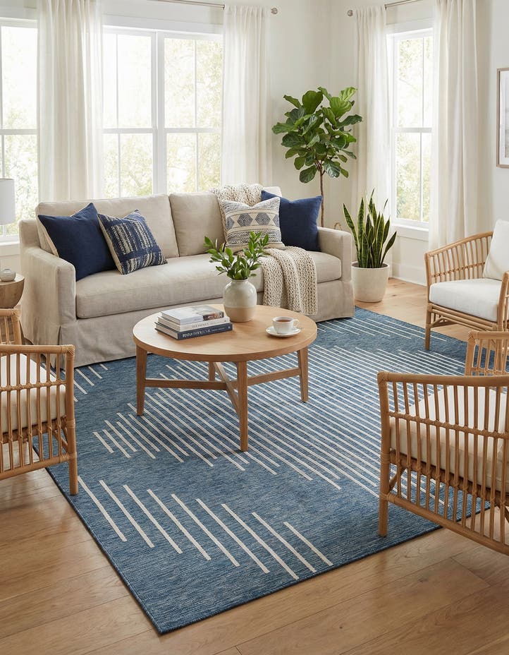 10' 8 x 10' 8 Easy-Clean Modern Indoor / Outdoor...