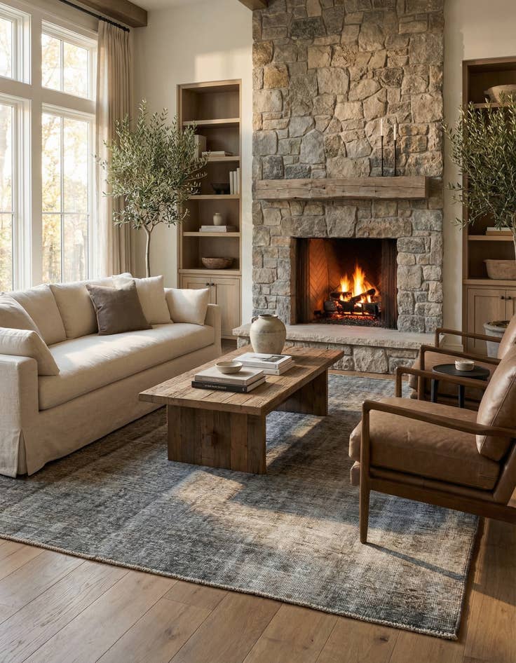 Detail image of 6' 3 x 9' 1  Hand Knotted Ultra Vintage Persian Wool Rug