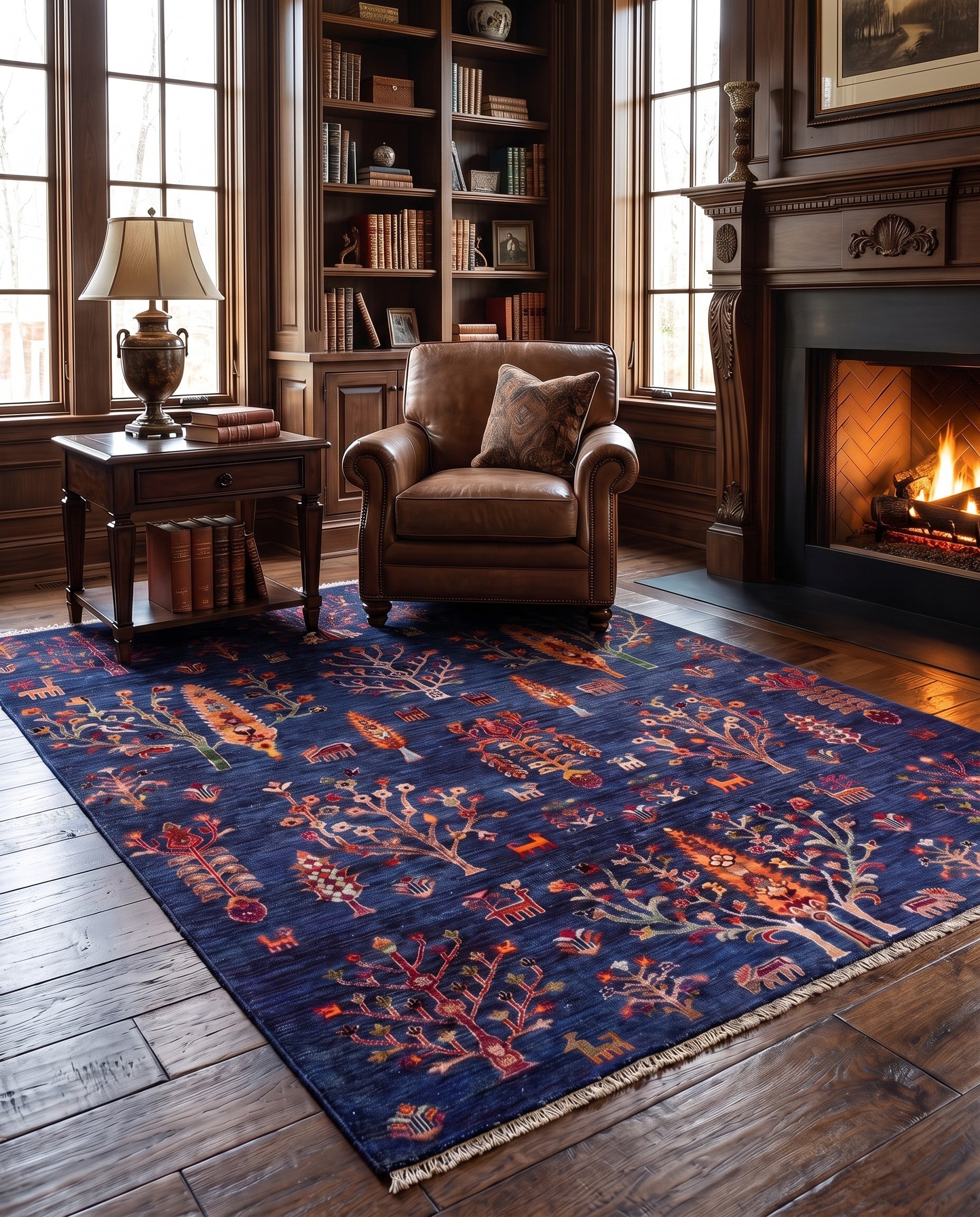 5' x 6' 11 Hand Knotted Ariana Ziegler Rug