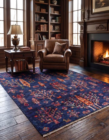 5' x 6' 11 Hand Knotted Ariana Ziegler Rug