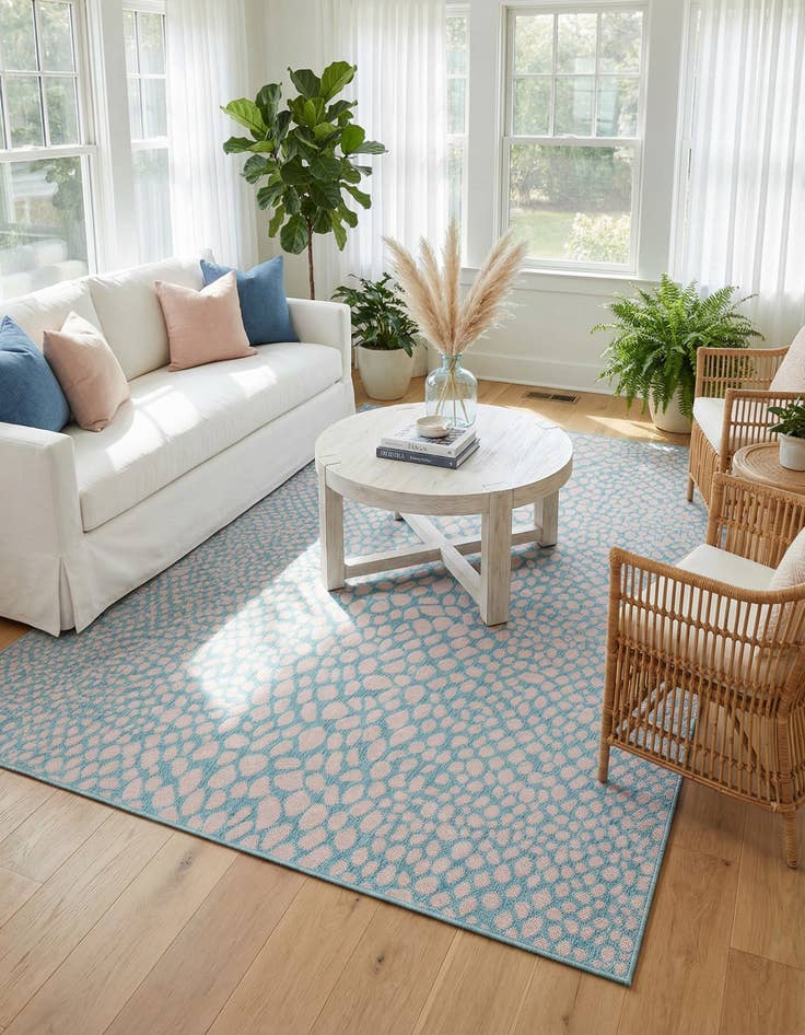 Detail image of 7' x 10'  Washable Jill Zarin Cape Town Indoor / Outdoor Rug