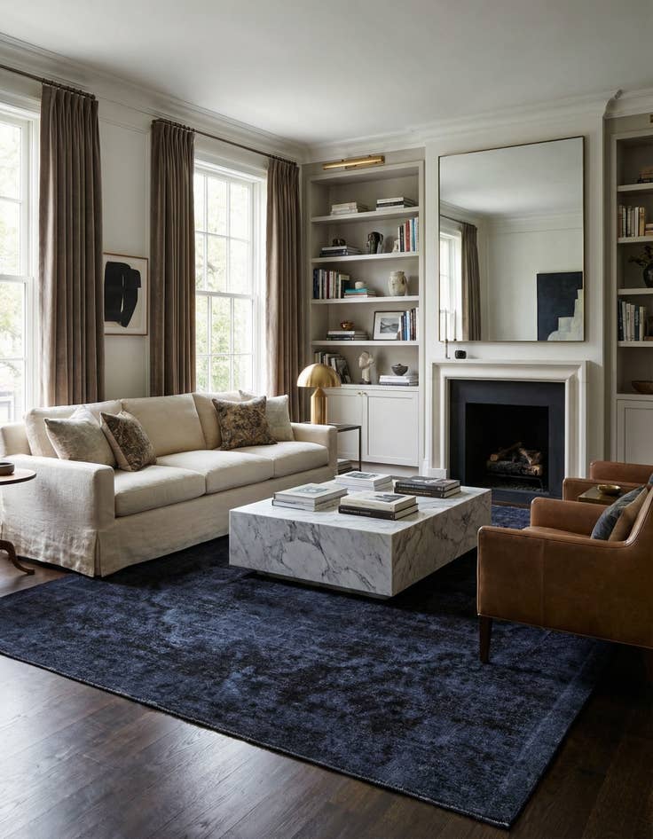 Detail image of 9' 8 x 12' 3  Hand Knotted Ultra Vintage Persian Wool Rug