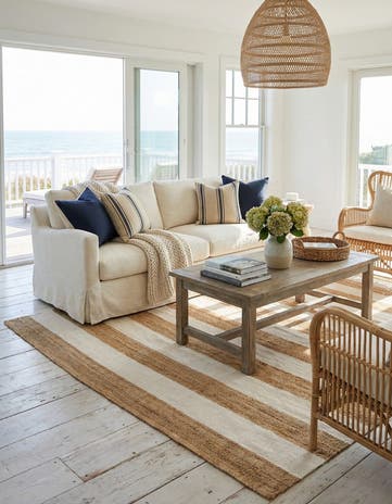 7' 10 x 10' Hand Woven Jill Zarin Hamptons Rug
