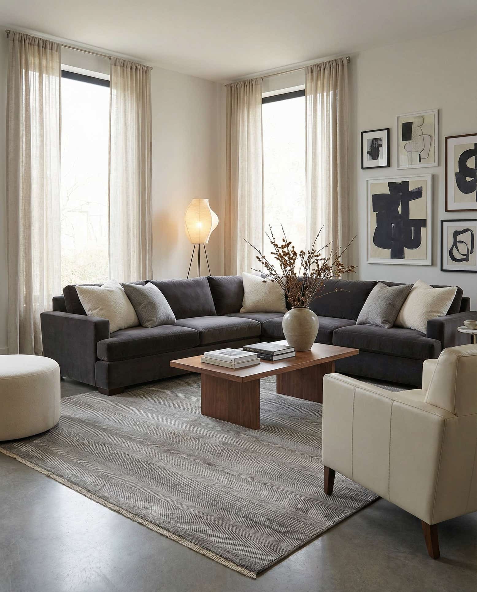 8' 11 x 12' 4 Kamla Wool Rug