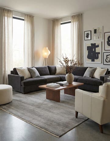 8' 11 x 12' 4 Kamla Wool Rug