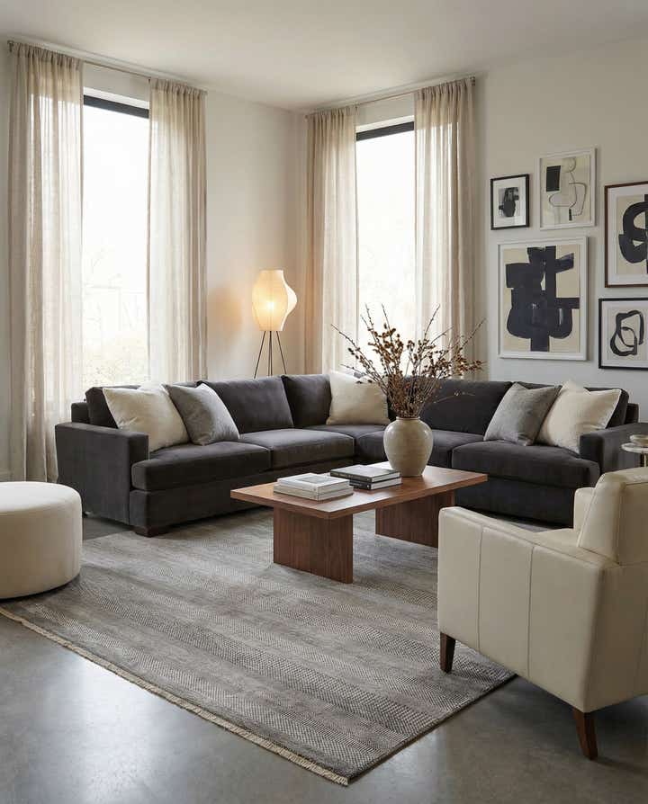 8' 11 x 12' 4 Kamla Wool Rug