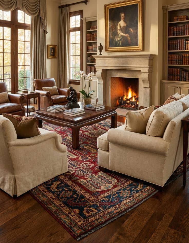 Detail image of 5' 11 x 7' 10  Hand Knotted Kazak Wool Rug