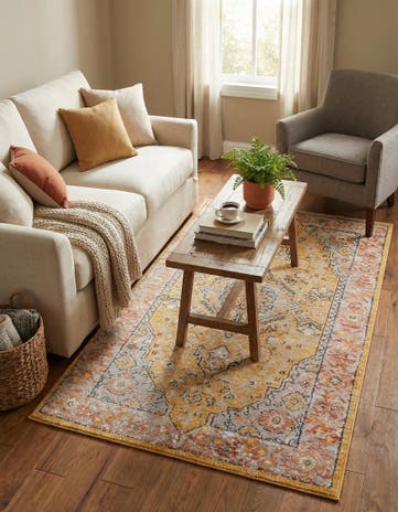 Yellow Lola Rug