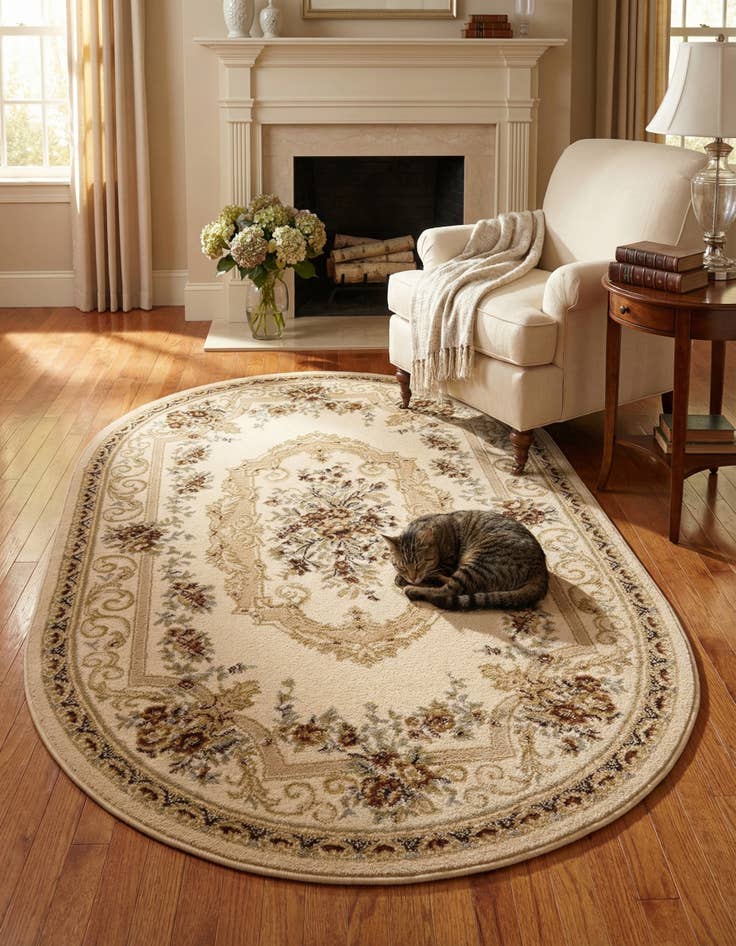 Detail image of 4' x 6' Chateau Oval Rug