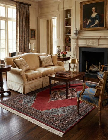 4' x 6' 7 Hand Knotted Bokhara Oriental Rug