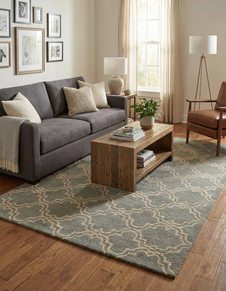 Detail image of 5' x 8' Luna Wool Rug