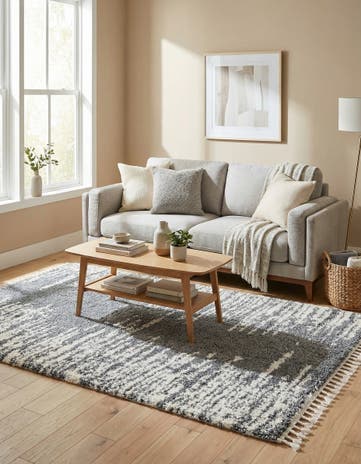 5' 3 x 8' Serenity Shag Rug