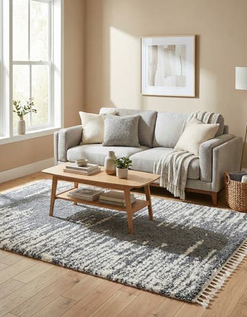 5' 3 x 8' Serenity Shag Rug