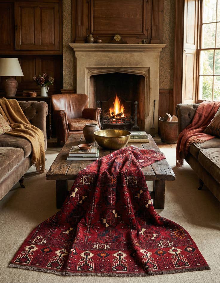 Detail image of 3' 3 x 5' 5 Tschowal Rug