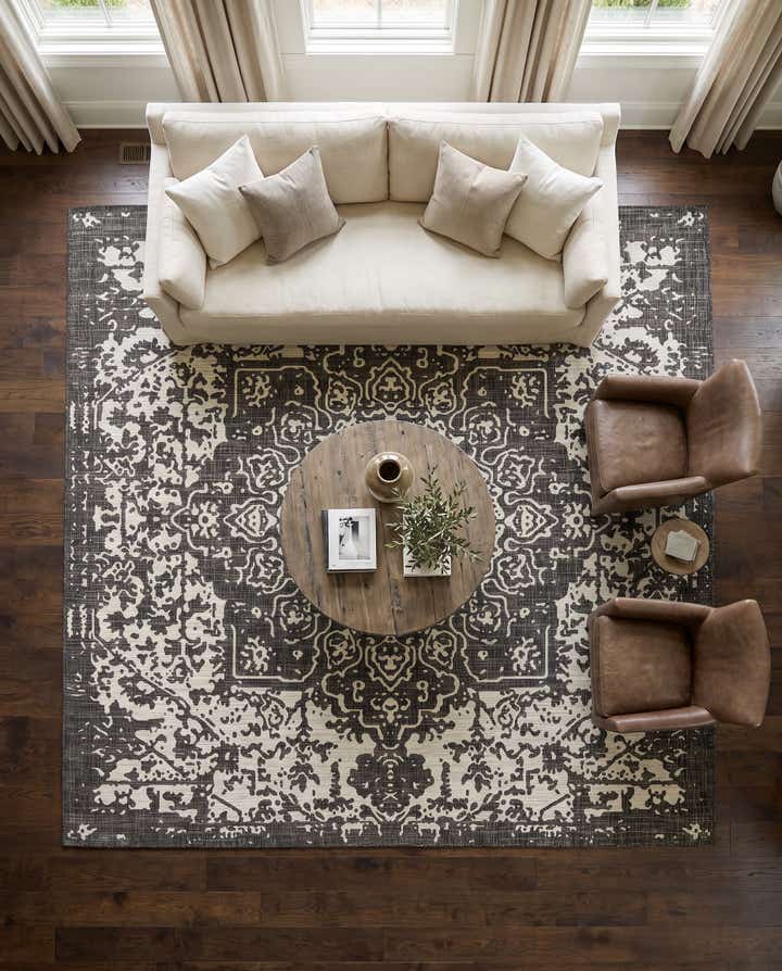 10' 8 x 10' 8 Easy-Clean Jill Zarin Dubai Indoor / Outdoor Square Rug