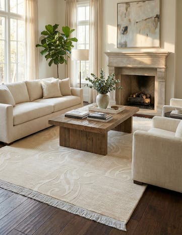 5' 9 x 7' 10 Hand Knotted Darya Wool Rug