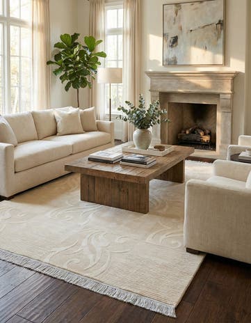 5' 9 x 7' 10 Hand Knotted Darya Wool Rug