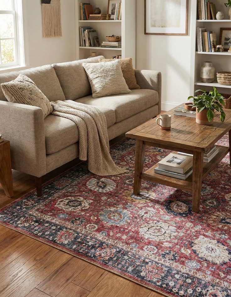 Detail image of 6' 1 x 9' Timeless Rug