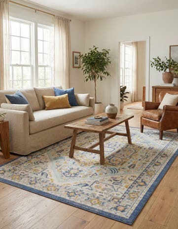 Sky blue Whitney Rug