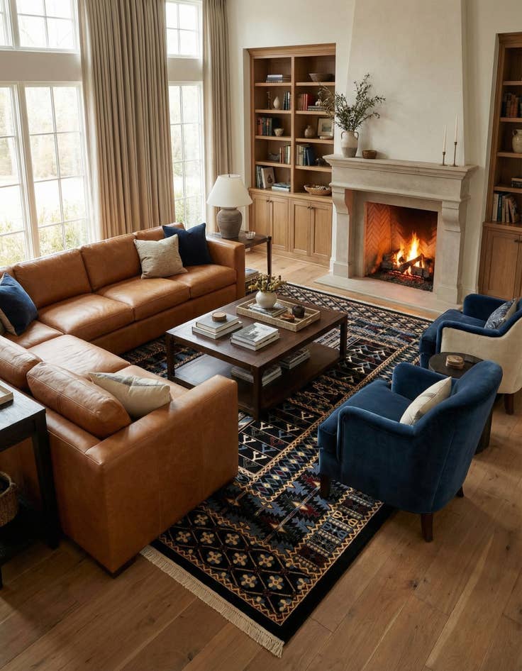 Detail image of 10' x 14' Bokhara Rug