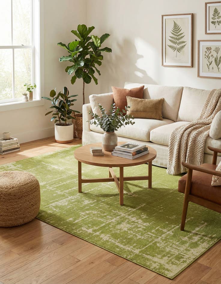 Detail image of 6' 1 x 9' Valencia Rug