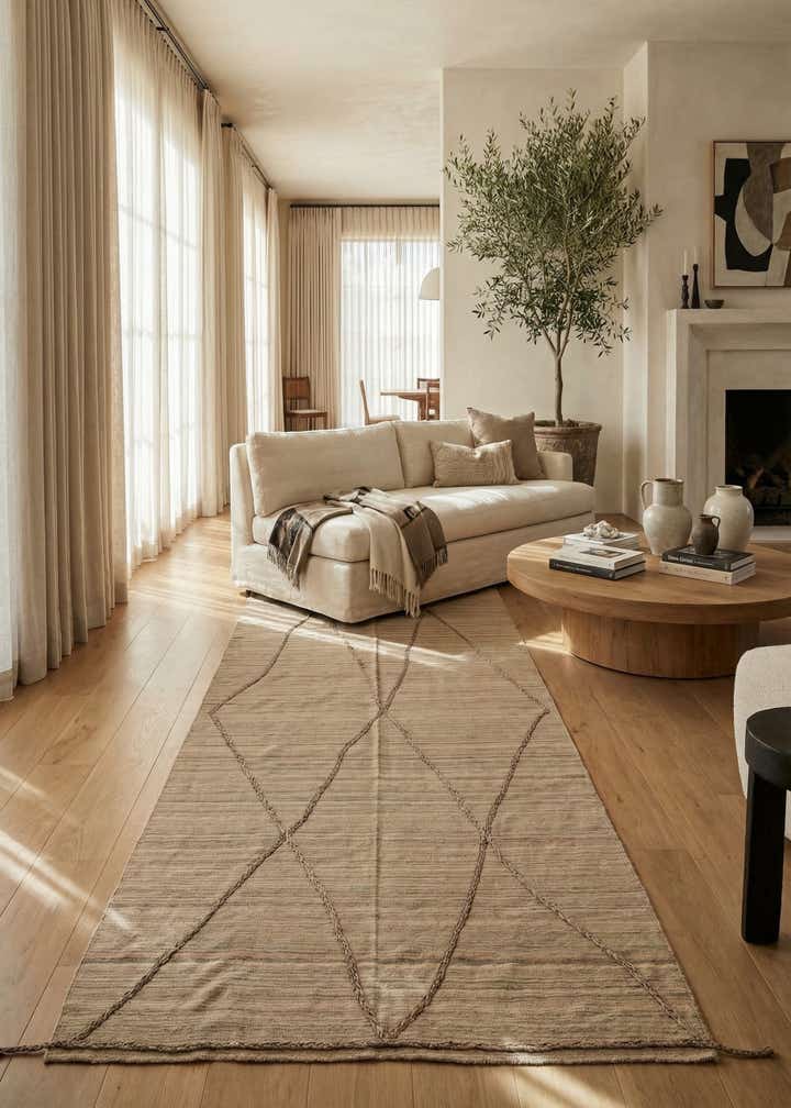 6' x 16' 7 Hand Knotted Moroccan Wool Runner Rug