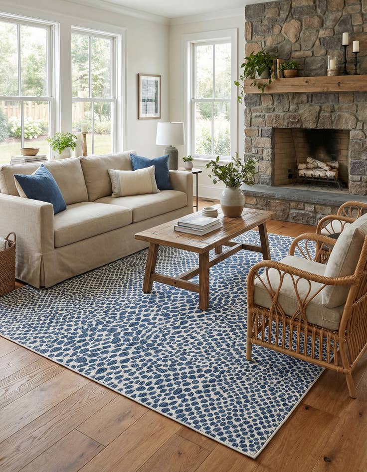 Detail image of 9' x 12' Easy-Clean Jill Zarin Cape Town Indoor / Outdoor Rug